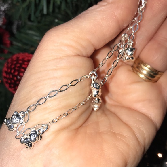 Sterling Silver Anklet - Picture 3 of 12